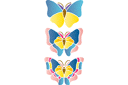 Трафареты бабочек и стрекоз - Большие бабочки 3