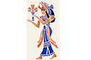 Египетские трафареты - Египетская богиня