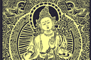 Восточные трафареты - Большой Будда