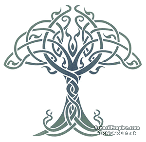 Дерево жизни кельтов (Кельтские трафареты)