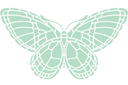 Наклейки для стен - бабочки - Большая бабочка 29