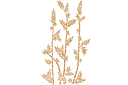 Наклейки для стен - цветы - Заросли бамбука 2