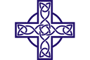 Наклейки для стен - кельтский стиль - Магический крест