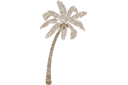 Наклейки для стен - цветы - Пальма с кокосами
