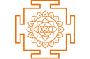 Наклейки для декора - восточный стиль - Бхуванешвари янтра