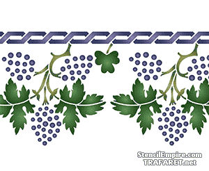 Лоза и меандр (Трафареты фруктов)