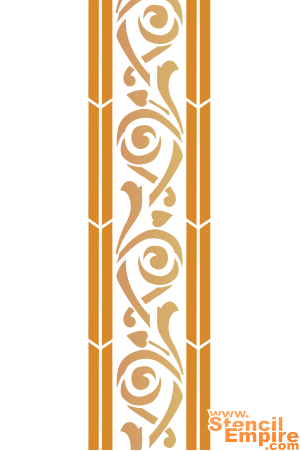 Венецианский бордюр (Трафареты классических бордюров)