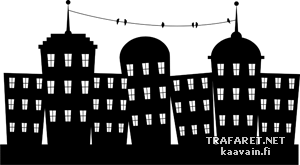 Ночной Стокгольм (Распродажа трафаретов)