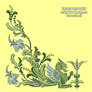 Драконий угол 33 (Средневековые трафареты)