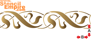 Глостер (Трафареты классических бордюров)