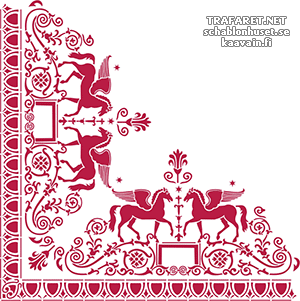 Потолочный угол 31 (Угловые трафареты для декора)