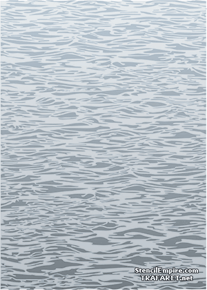 Морская рябь (Морские трафареты)