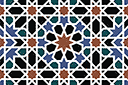Трафареты арабесок - Альгамбра 07б