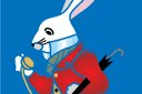 Трафареты Алисы - Кролик с часами