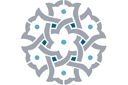 Трафареты арабесок - Малый арабский медальон