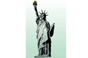 Американские трафареты - Статуя Свободы