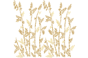 Трафареты травы и листьев - Заросли бамбука 1