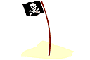 Пиратские трафареты - Веселый Роджер