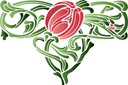 Трафареты цветов - Тюльпановый мотив