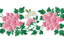 Трафареты цветов - Хризантемы и ромашки Б