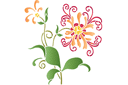Трафареты цветов - Сказочная лилия