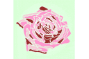 Трафареты цветов - Роза