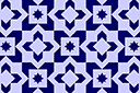 Трафареты обоев для стен - Марокканская мозаика 06
