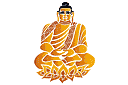 Восточные трафареты - Будда