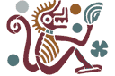 Трафареты древней америки - Обезьяна Инка