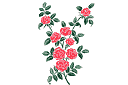 Трафареты цветов розы - Центифолия
