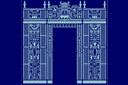 Архитектурные трафареты - Большие ворота