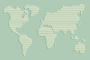 Трафареты предметов - Карта мира 02