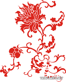 Китайский цветок 1