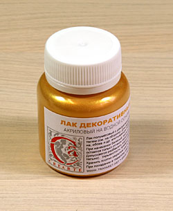 Лак Золото Темное Са