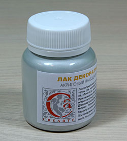 Лак Серебро Са