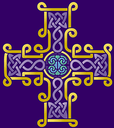 Крест Скиннета - трафарет для декора