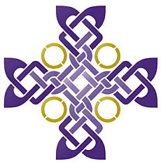 Крест Бригиты - трафарет для декора