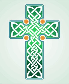 Крест Кельтов - трафарет для декора