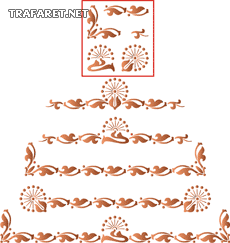 Одуванчиковый набор - трафарет для декора