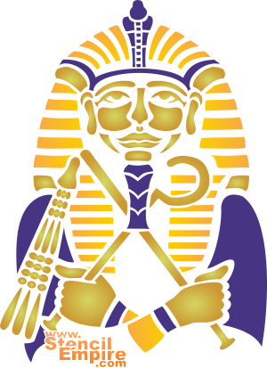 Рамзес II - трафарет для декора