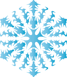 Снежинка XVI - трафарет для декора