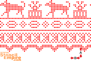 Трафарет Славянские сутулые собаки