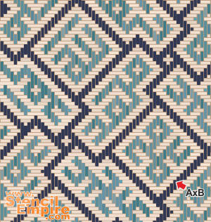 Большой Регистан (Трафареты обоев для стен)