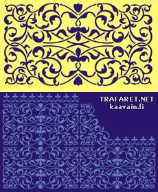 Марокканские кружева - трафарет для декора