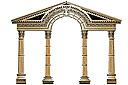 Храм Гадриана - трафареты города эфес