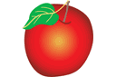 Яблоко 4 - трафареты фруктов