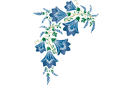 Колокольчиковый угол 129 - трафареты цветов