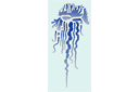 Медуза - морские трафареты