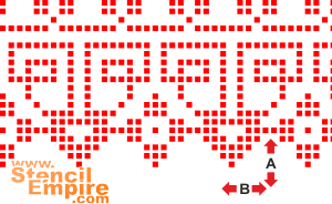 Трафарет Славянская геометрия