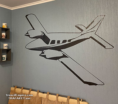 Самолет на стене